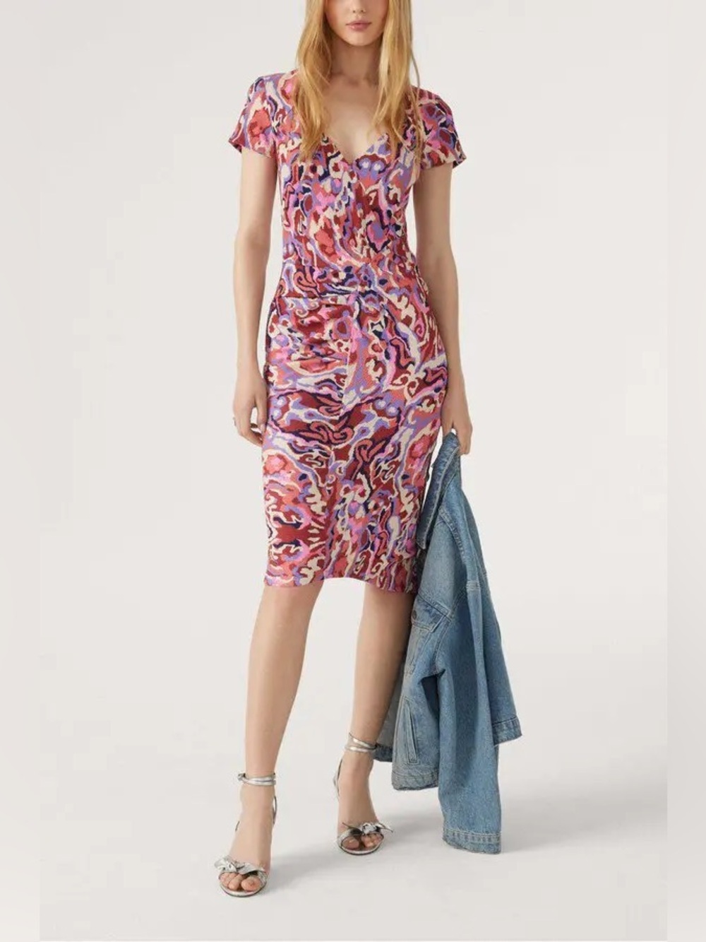 Ba&sh - robe siane terracota femme dress size 3 equal US L perfect condition